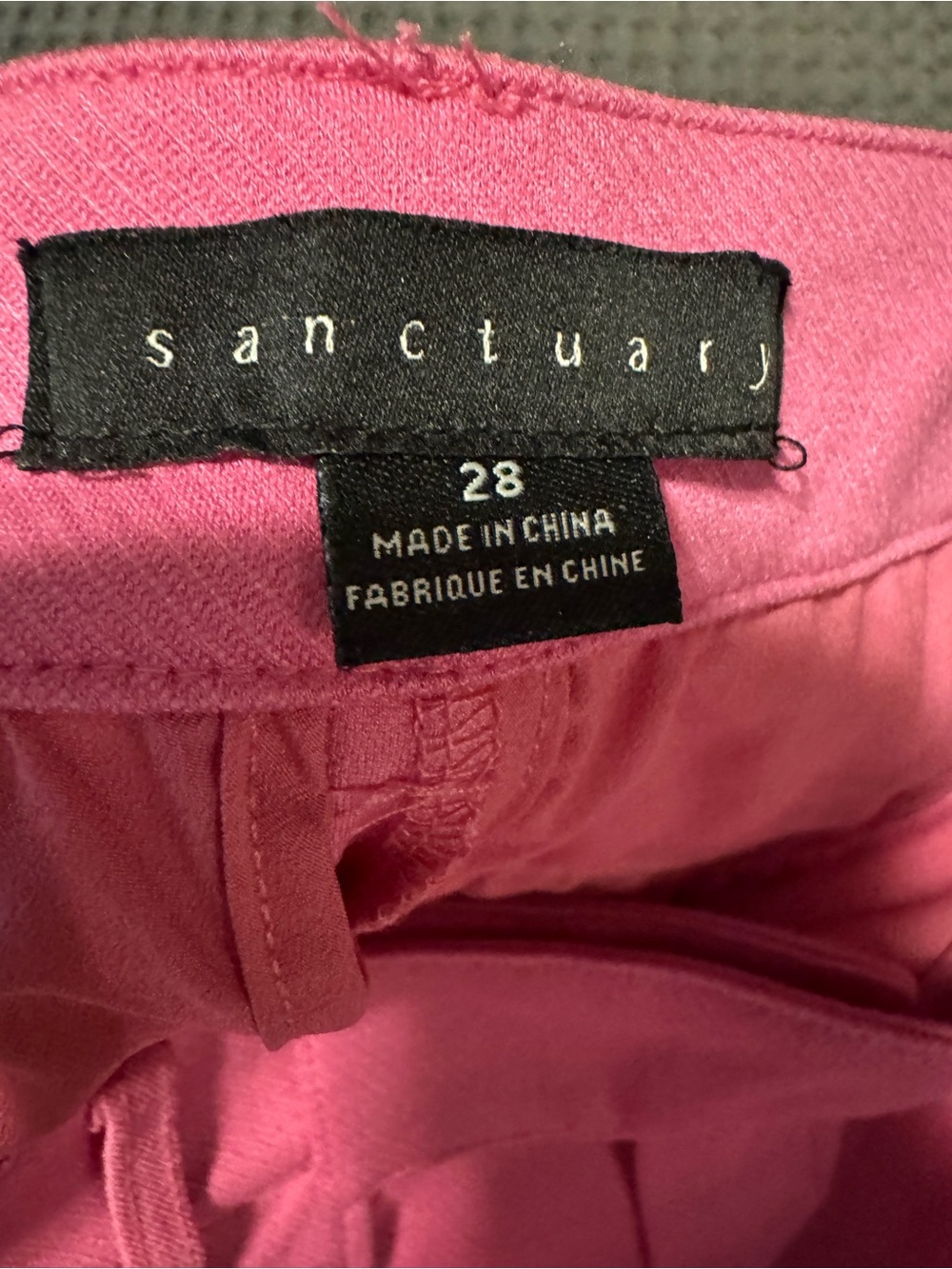 Sanctuary High-Rise Wide-Leg Trousers in Bright Pink - Picture 4 of 4